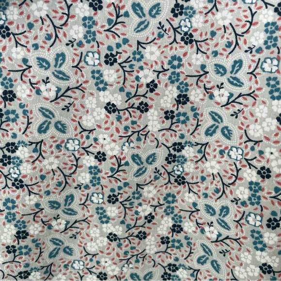 Perry Ellis Floral Cotton Button Down Short Sleeve Dress Shirt Top Men Size 3XLT - Picture 6 of 7